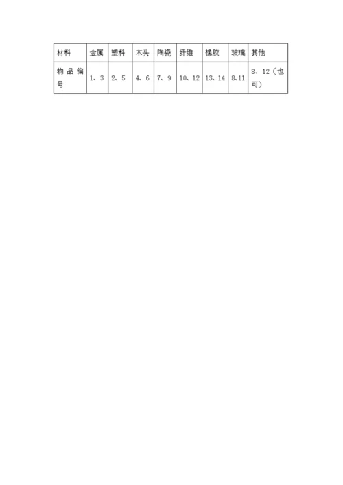 教科版二年级上册科学期末测试卷精品（夺冠系列）.docx