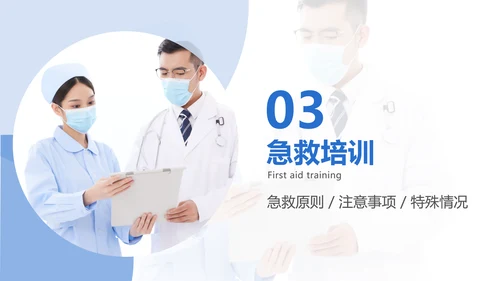 商务简约风医疗基础操作培训