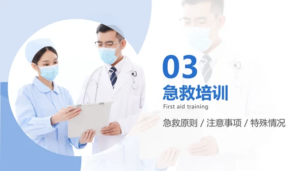 商务简约风医疗基础操作培训