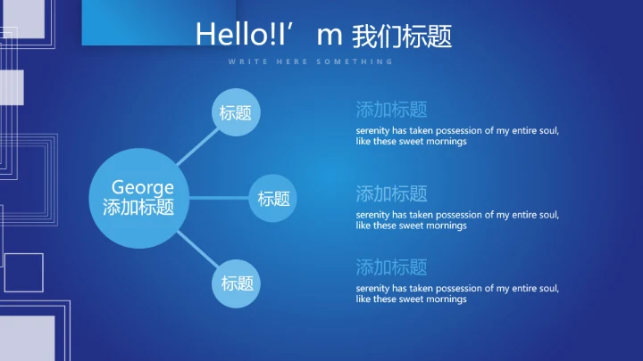 蓝色大气科技感网络信息软件科技商务动态PPT