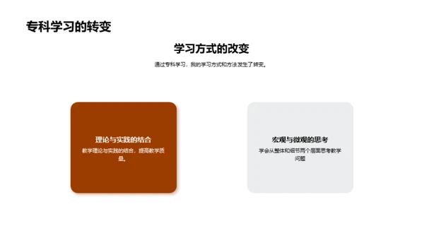 专科学习与教育实践
