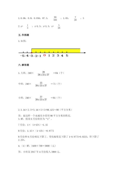 小升初六年级期末试卷含完整答案【典优】.docx