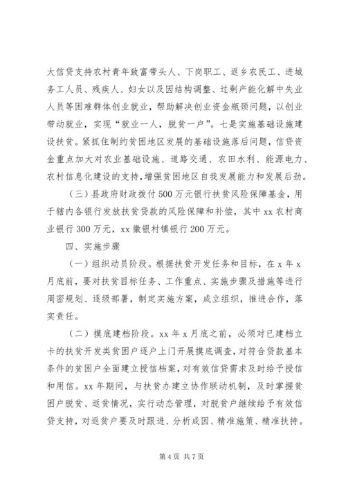 金融扶贫工作实施方案.docx