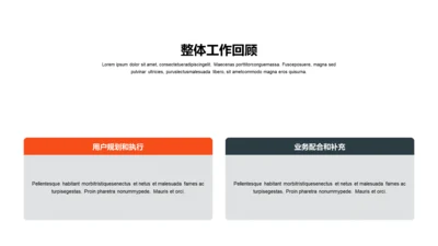 单色扁平工作总结