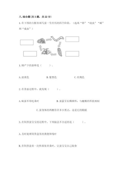 教科版科学三年级下册期末测试卷（完整版）.docx