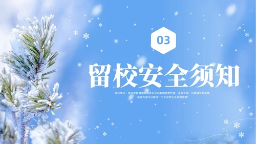 实拍大学生寒假安全教育培训PPT