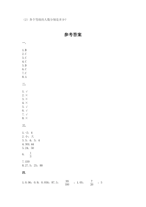 小学毕业班数学检测卷附答案【典型题】.docx