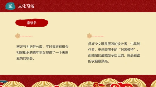 少数民族，彝族介绍PPT模板