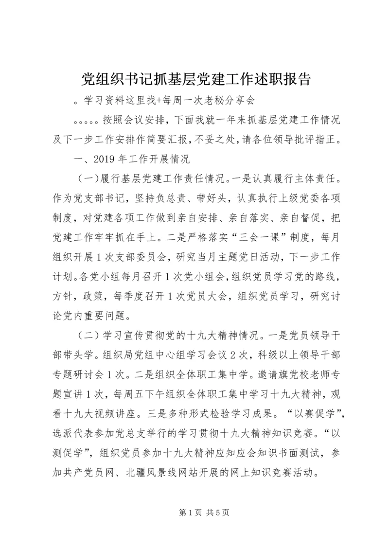 党组织书记抓基层党建工作述职报告.docx