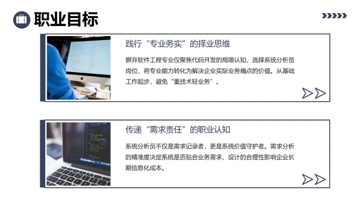 软件工程专业大学生求职综合能力展示职业生涯规划通用PPT