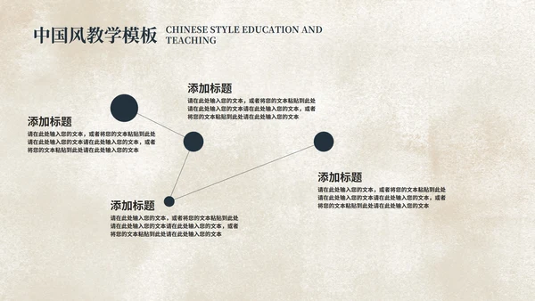 中国风国学传统文化主题教育PPT模板