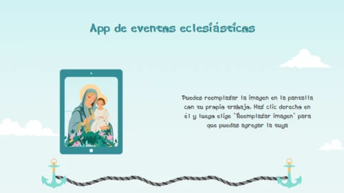 卡门圣母节介绍通用PPT模板