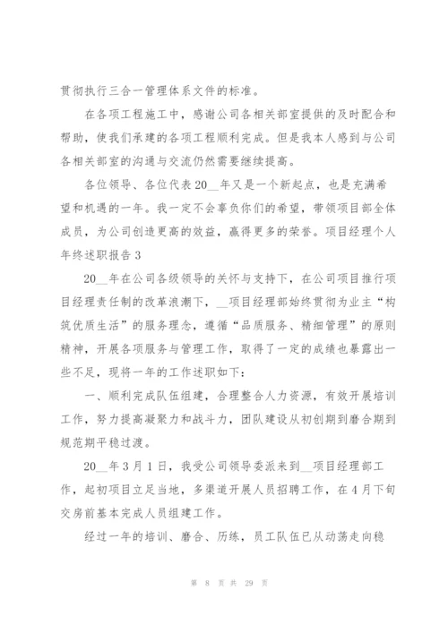 项目经理个人年终述职报告.docx