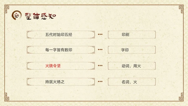棕色古风七年级语文下册活板PPT模板宣传四大发明PPT动态PPT语文课件