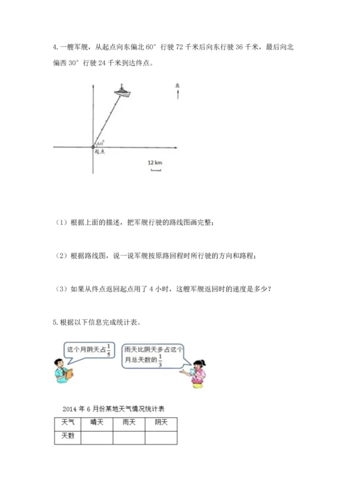人教版六年级上册数学期中测试卷带答案（培优b卷）.docx