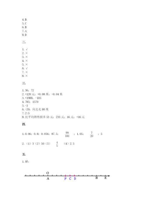 青岛版六年级数学下学期期末测试题学生专用.docx