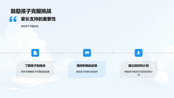 孩子压力缓解指导PPT模板
