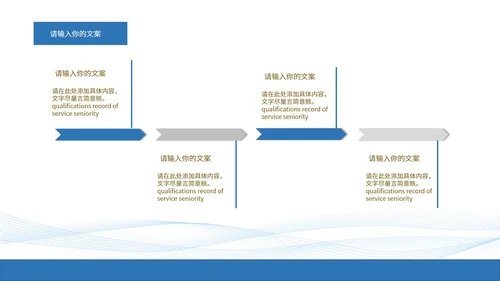 蓝色简约商务工作汇报总结PPT模板