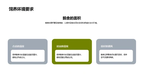 构筑鹅舍的理想环境