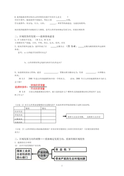 学案能源资源地开发