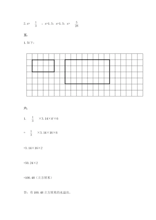 小学毕业班数学检测题附答案【预热题】.docx