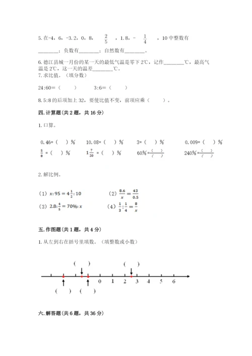 小升初六年级期末测试卷带答案（突破训练）.docx