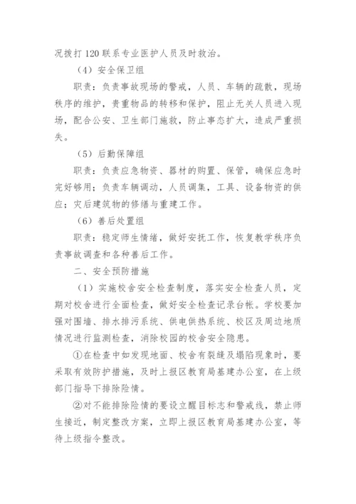 校舍倒塌事故应急预案.docx