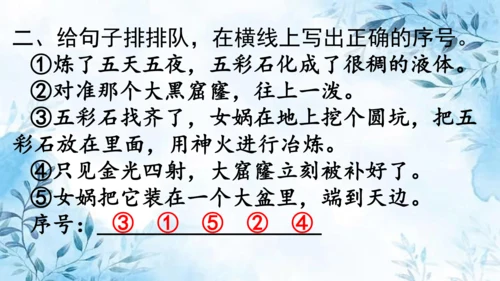 部编版语文四年级上册第四单元复习课件