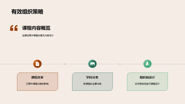 高一课改深度解读