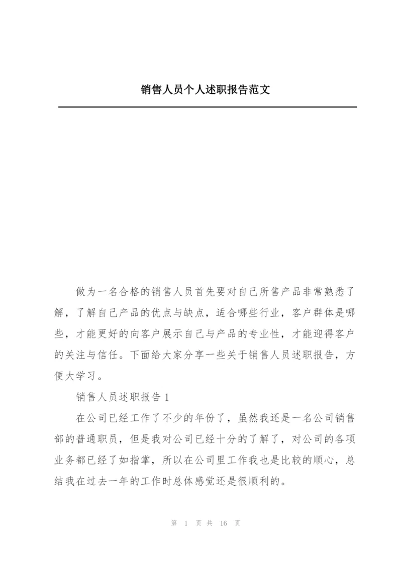 销售人员个人述职报告范文.docx