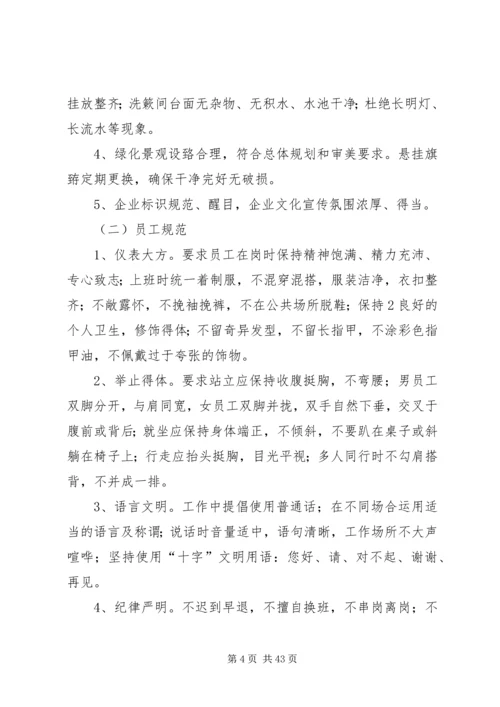 规范环境与形象建设的实施方案.docx