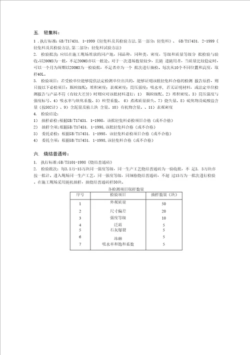 建筑材料见证取样检测试验标准1