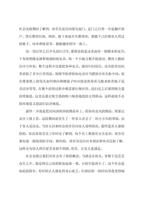 学生个人社会实践心得体会7篇