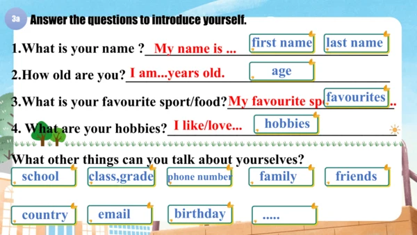 Unit 1  You and me Section A 2a-3c 课件  【人教版2024】英语