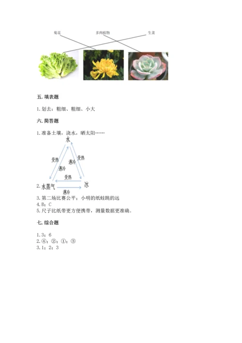 教科版一年级上册科学期末测试卷精品【典优】.docx