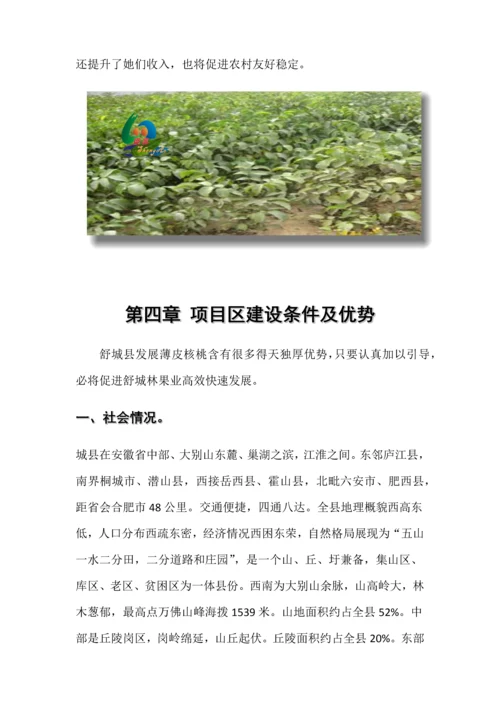 优质薄皮核桃基地项目建议书范本模板.docx