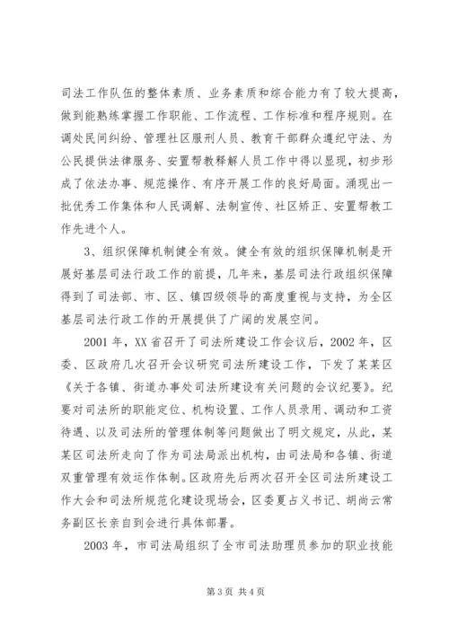 司法所建设情况汇报 (3).docx