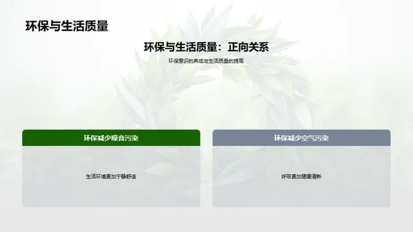 环保行动 从我出发