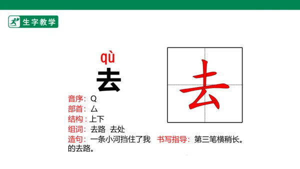 识字6 画 生字动画课件