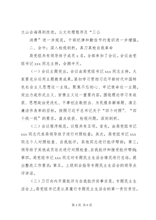 第一批主题教育专题民主生活会情况报告 (2).docx