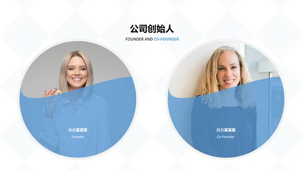 蓝色简洁公司简介商业计划书动态PPT模板