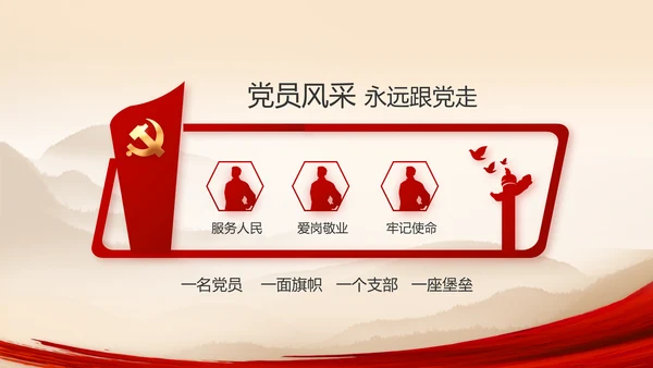 建党100周年大会七一讲话ppt党课