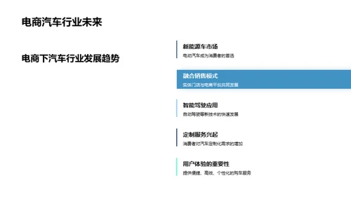 电商驱动的汽车行业转型