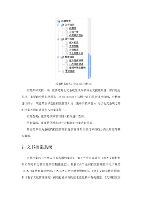 OA档案系统操作标准手册.docx