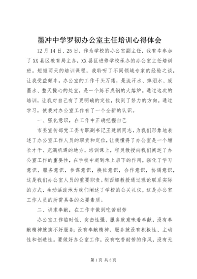 墨冲中学罗韧办公室主任培训心得体会 (2).docx