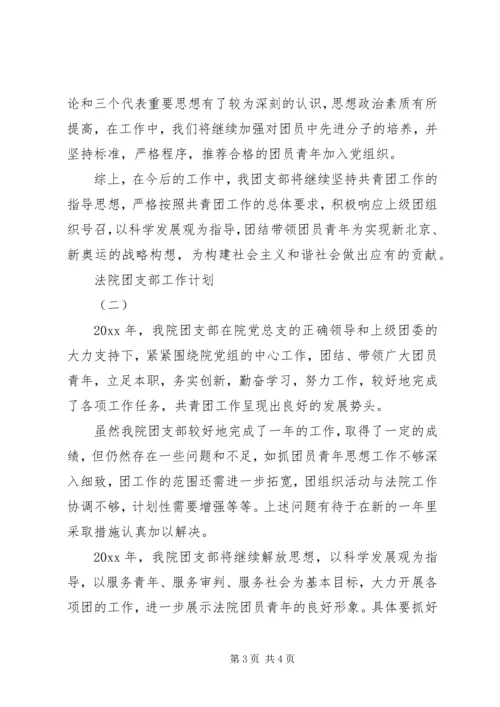 法院团支部工作计划.docx