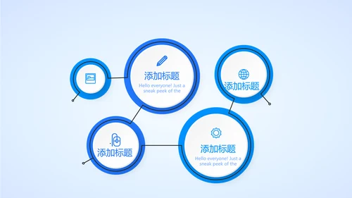 蓝色时尚生物化学实验动态PPT
