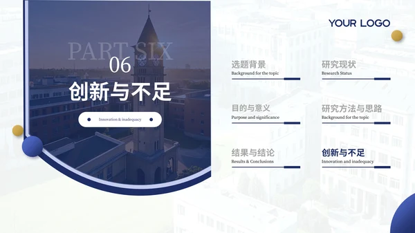 蓝色渐变学院风毕业答辩小组汇报PPT模板