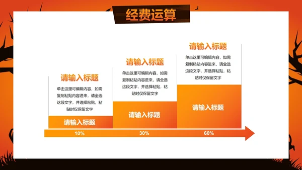 卡通插画万圣节娱乐活动策划PPT模板