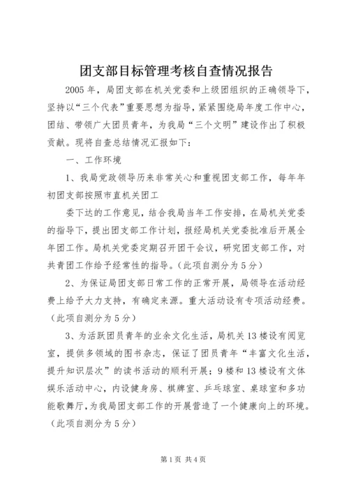 团支部目标管理考核自查情况报告 (6).docx